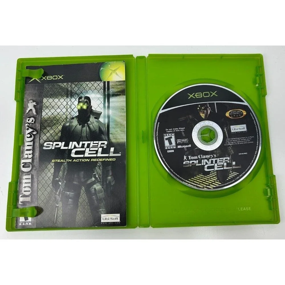 Tom Clancy's Splinter Cell With Manual - Xbox - Tested